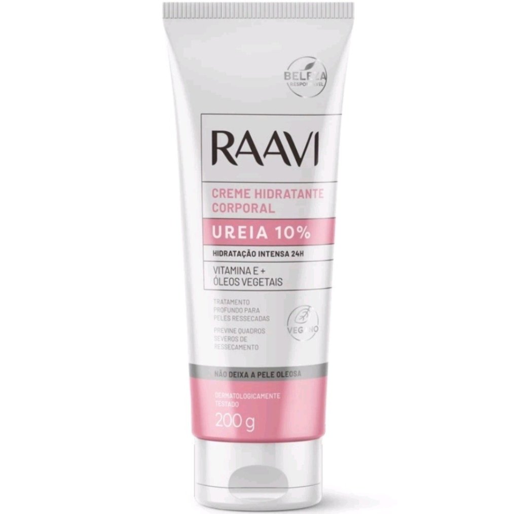 RAAVI CREME HIDRATANTE CORPORAL UREIA 10% 200G