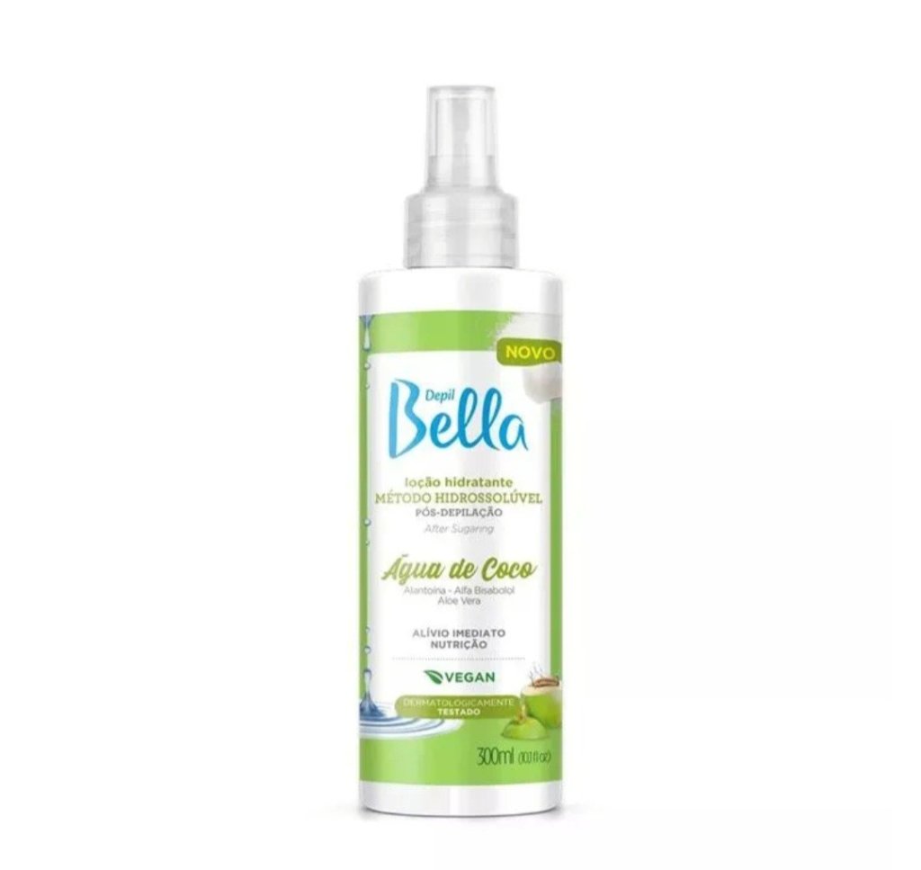 DEPIL BELLA LOÇÃO HIDRATANTE ÁGUA DE COCO 300ML