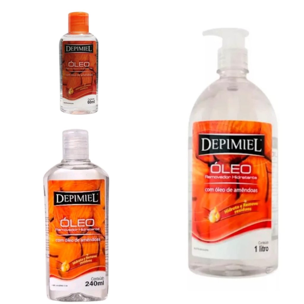 DEPIMIEL ÓLEO REMOVEDOR HIDRATANTE COM AMÊNDOAS