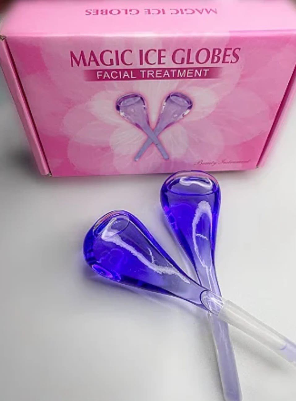 ESFERAS PARA CROMOTERAPIA MAGIC ICE GLOBES LILÁS 01 PAR