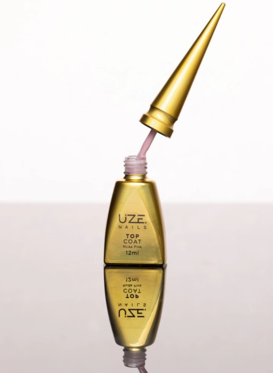 UZE NAILS TOP COAT NUDE PINK 12ML