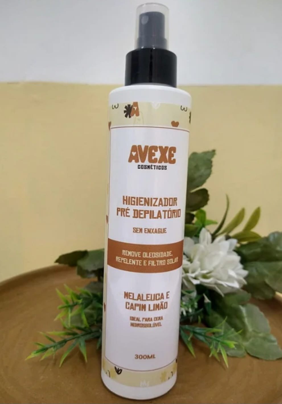 AVEXE COSMÉTICOS HIGIENIZADOR PRÉ DEPILATÓRIO 300ML