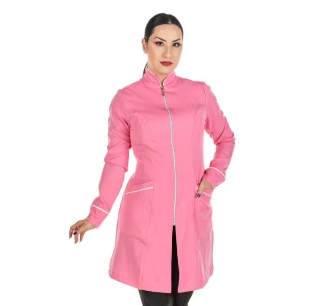 JALECO AURORA ROSA CHICLETE