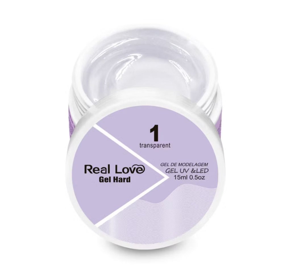 GEL REAL LOVE HARD 1 TRANSPARENTE 15ML