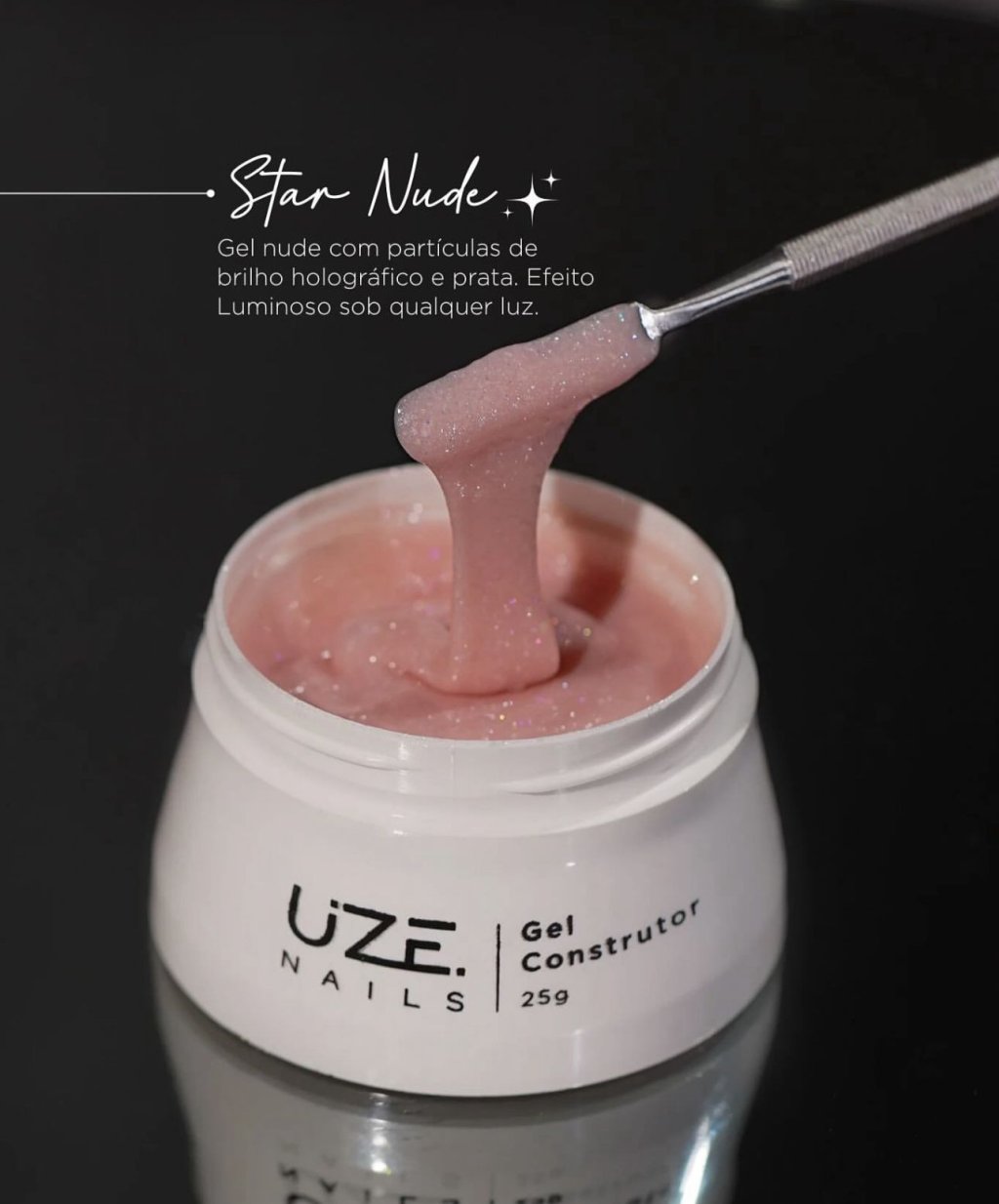 GEL UZE NAILS LUMINOUS STAR NUDE 25G