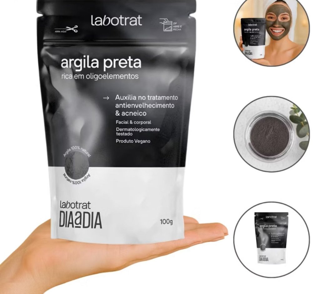 LABOTRAT ARGILA PRETA 100G