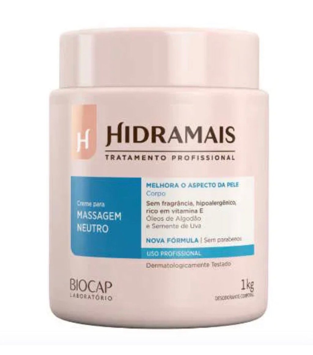 HIDRAMAIS CREME PARA MASSAGEM NEUTRO 1KG