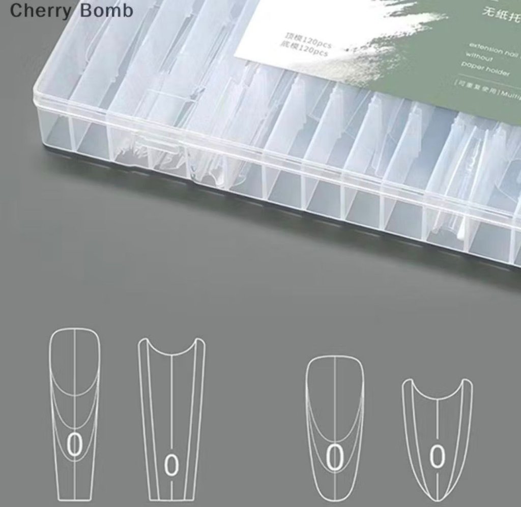 MOLDE F1 DUPLO SANDUÍCHE MR NAIL 120 PCS