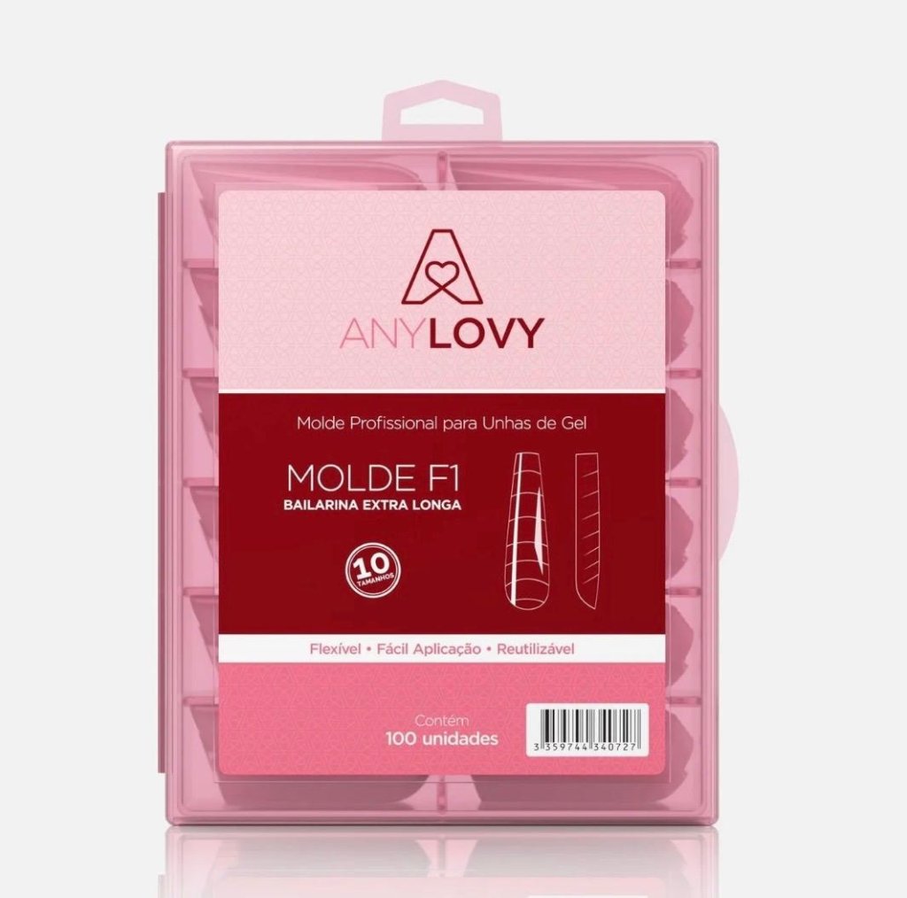 MOLDE ANYLOVY BAILARINA EXTRA LONGA 100 UNID