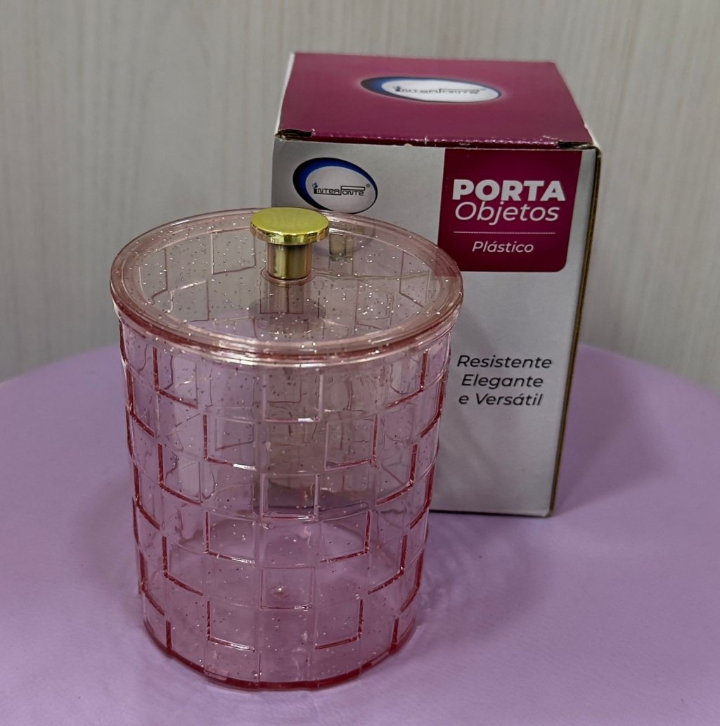 ORGANIZADOR PLÁSTICO COM TAMPA HS85210