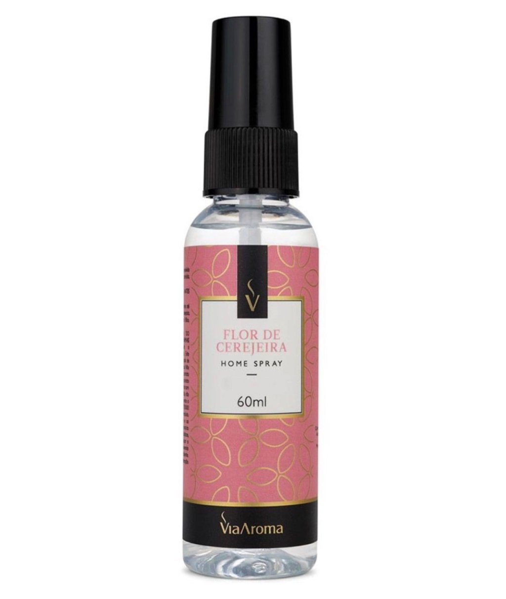 HOME SPRAY VIA AROMA FLOR DE CEREJEIRA 60ML
