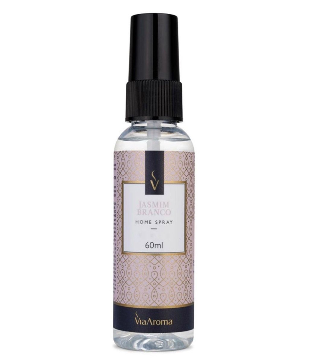 HOME SPRAY VIA AROMA JASMIM BRANCO 60ML