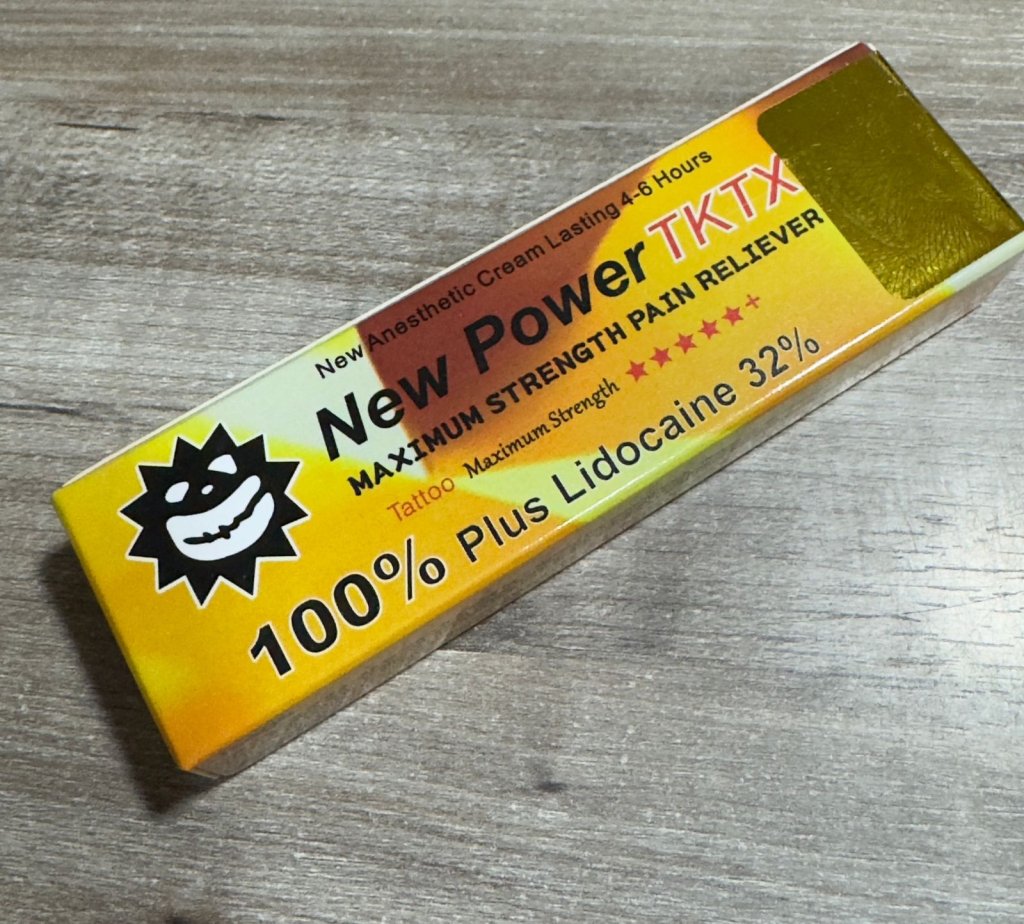 POMADA ANESTÉSICA TKTX NEW POWER GOLD 100% 10G