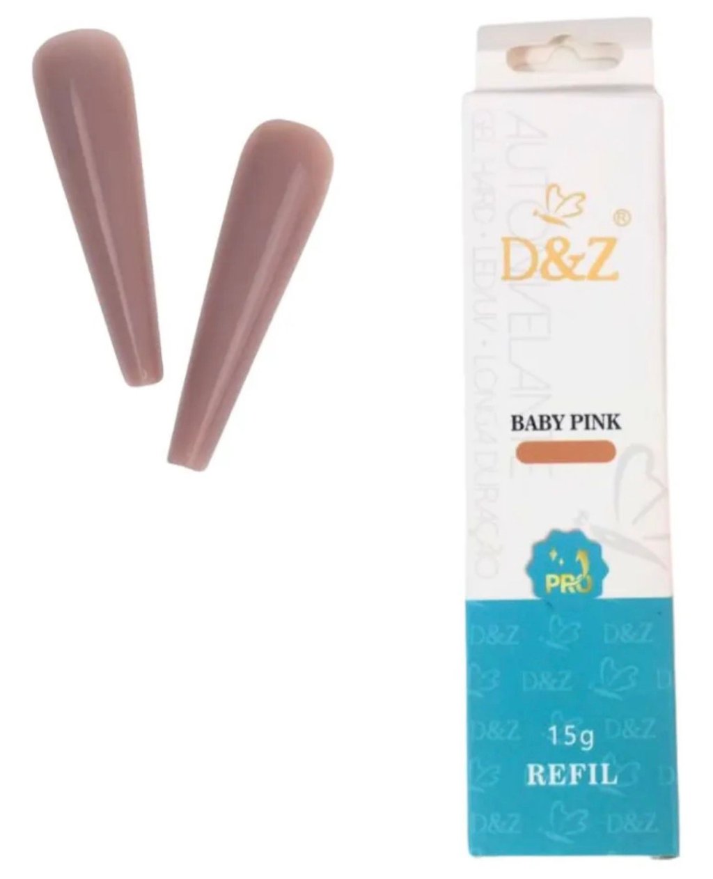 GEL D&Z AUTONIVELANTE BABY PINK REFIL 15G
