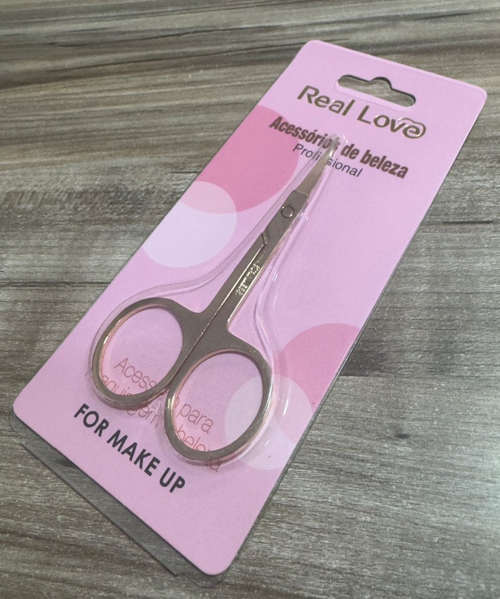 TESOURA REAL LOVE GOLD VK-TE42