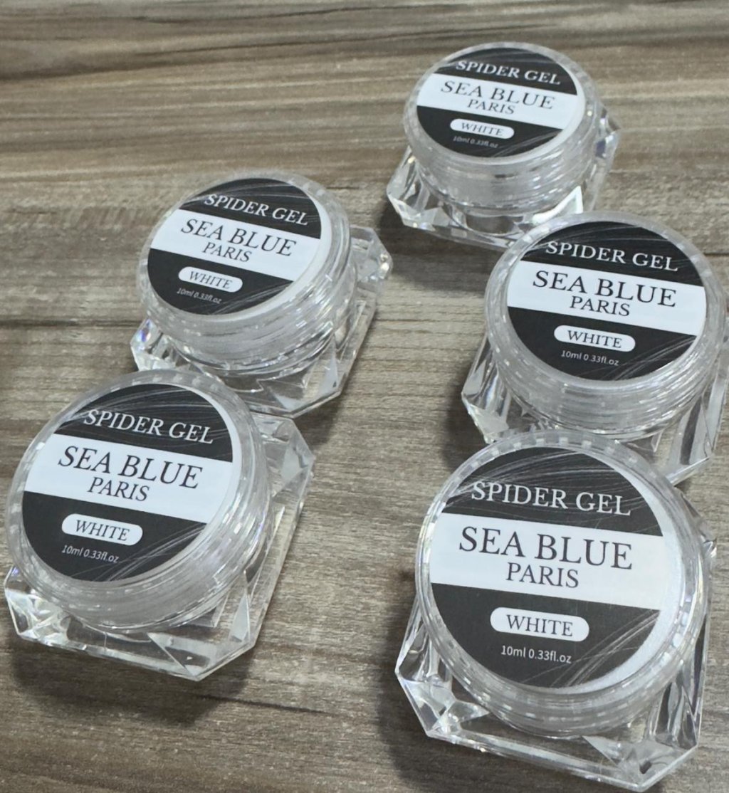 SPIDER GEL SEA BLUE PARIS BRANCO 10ML