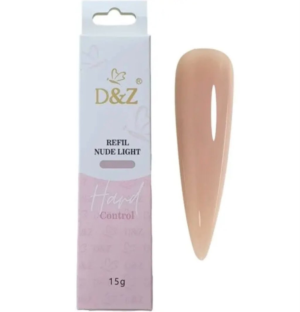 GEL D&Z CONTROL HARD NUDE LIGHT REFIL 15G