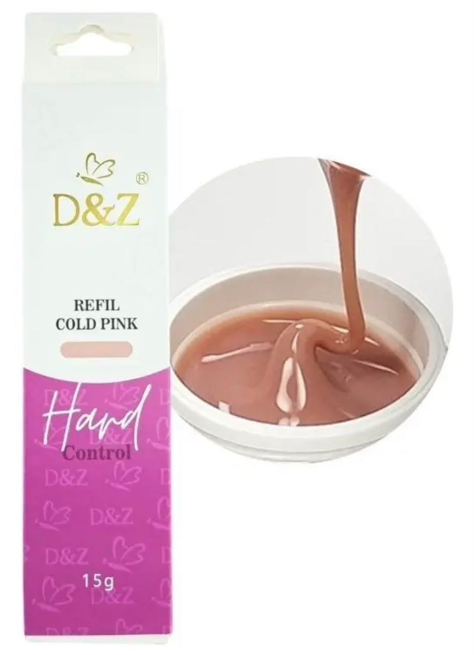 GEL D&Z CONTROL HARD COLD PINK REFIL 15G