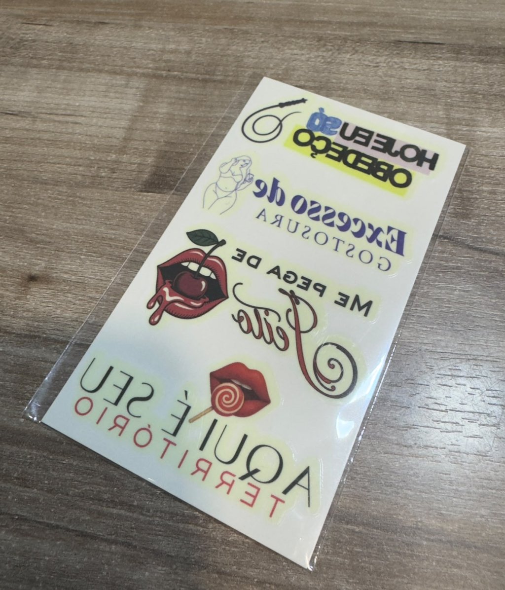 TATUAGEM ÍNTIMA TEMPORÁRIA NEON NG4040