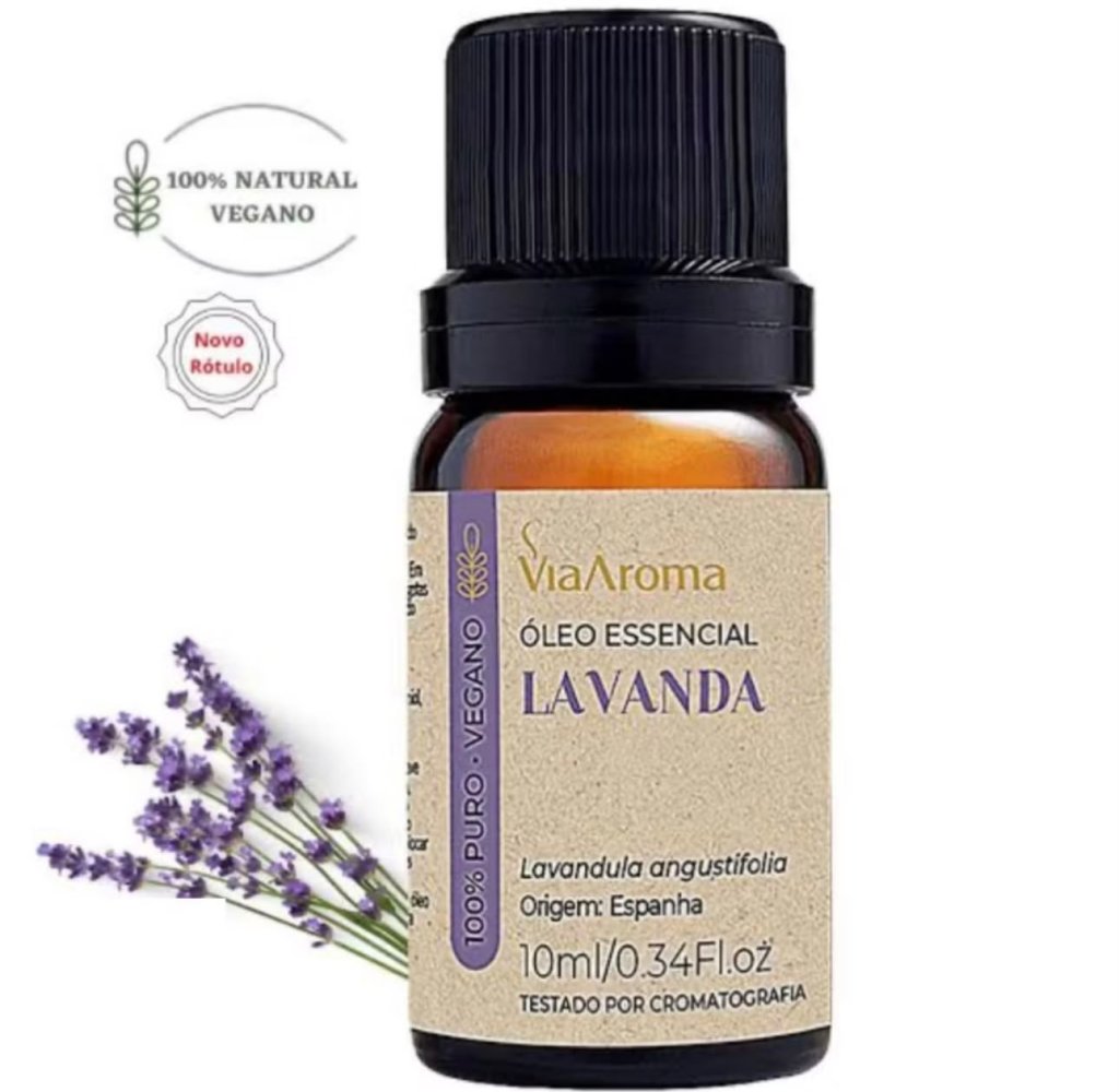 VIA AROMA ÓLEO ESSENCIAL DE LAVANDA 10ML