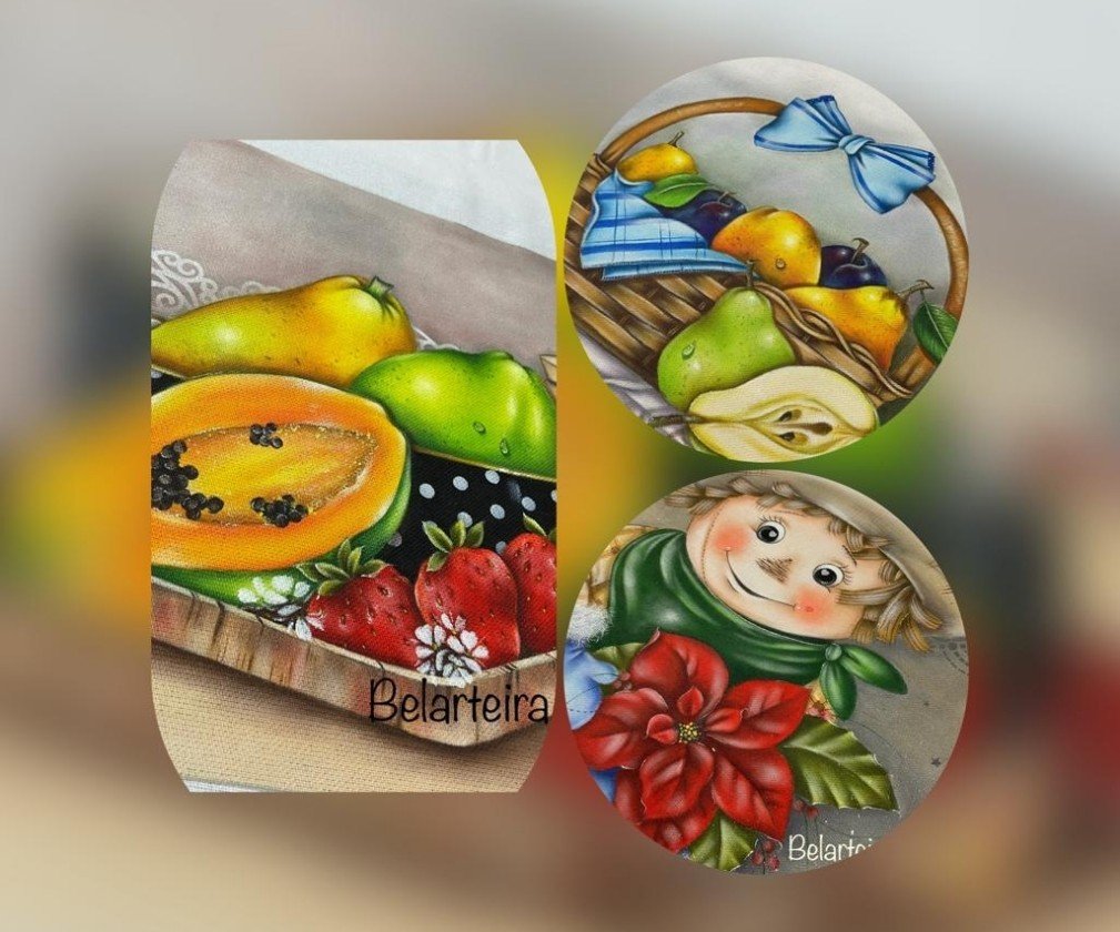 Curso de frutas + espantalho natalino