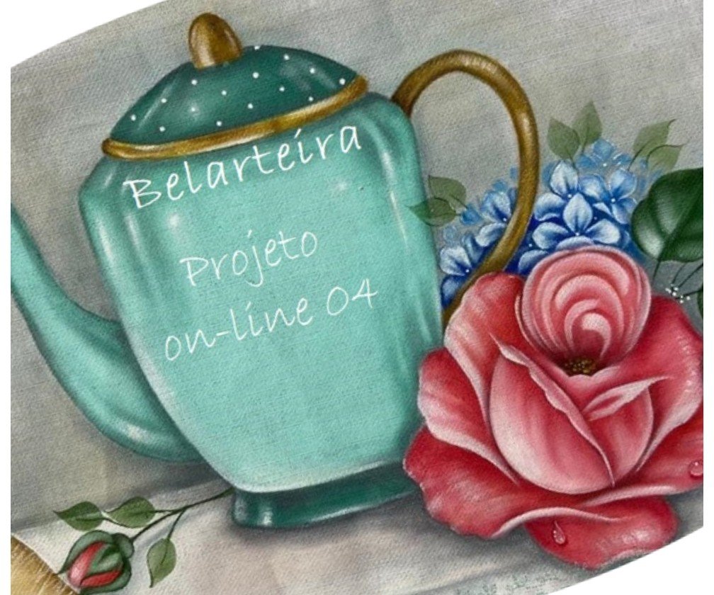Projeto online, Bule com rosa 