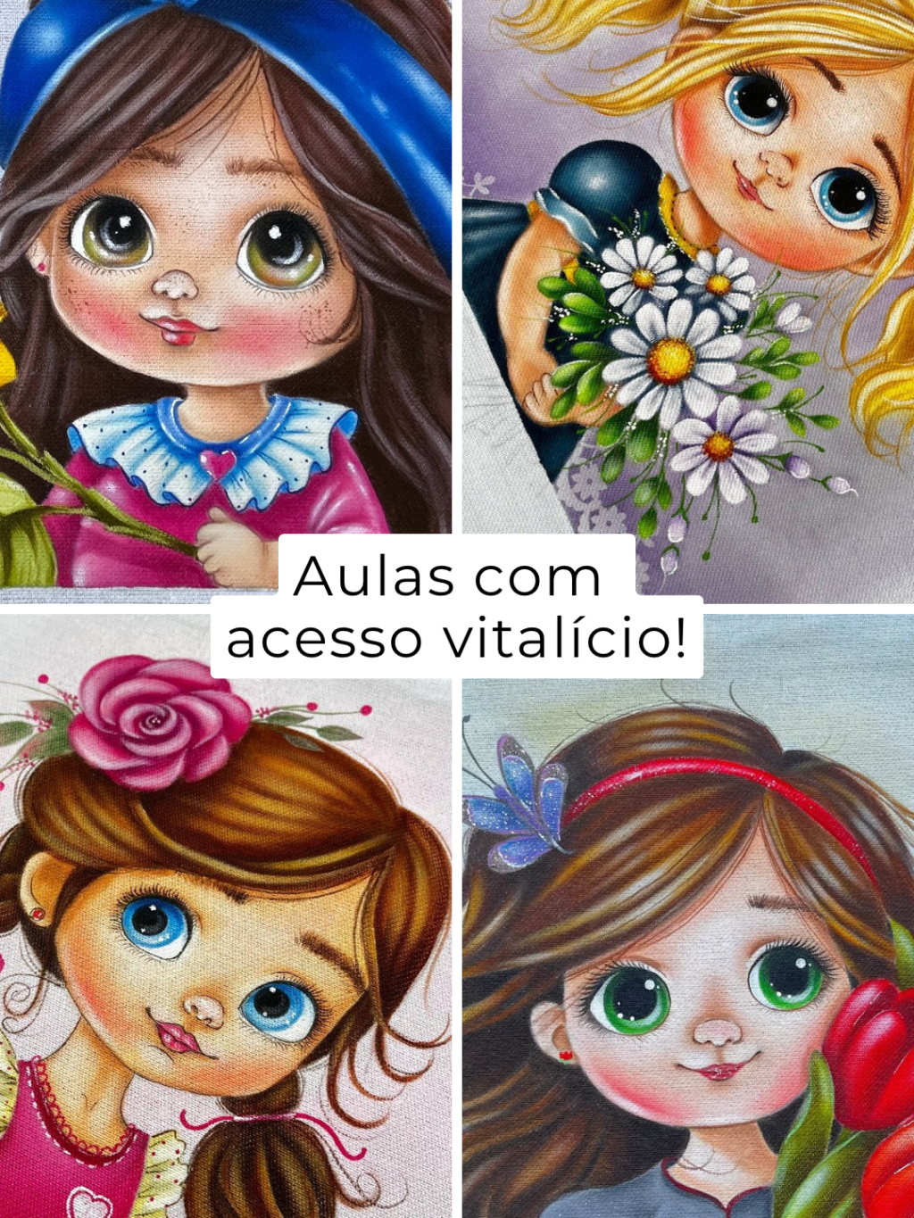 Meninas com crochê 🧶 