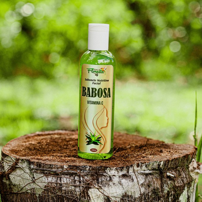 SABONETE NUTRITIVO FACIAL BABOSA COM VITAMINA C 250ml