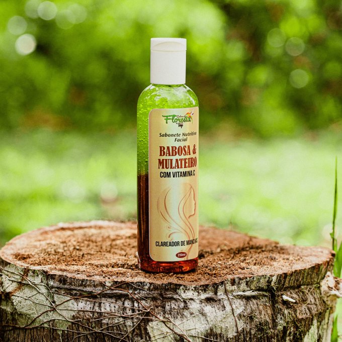 SABONETE NUTRITIVO FACIAL BIFASICO - BABOSA E MULATEIRO 250ml