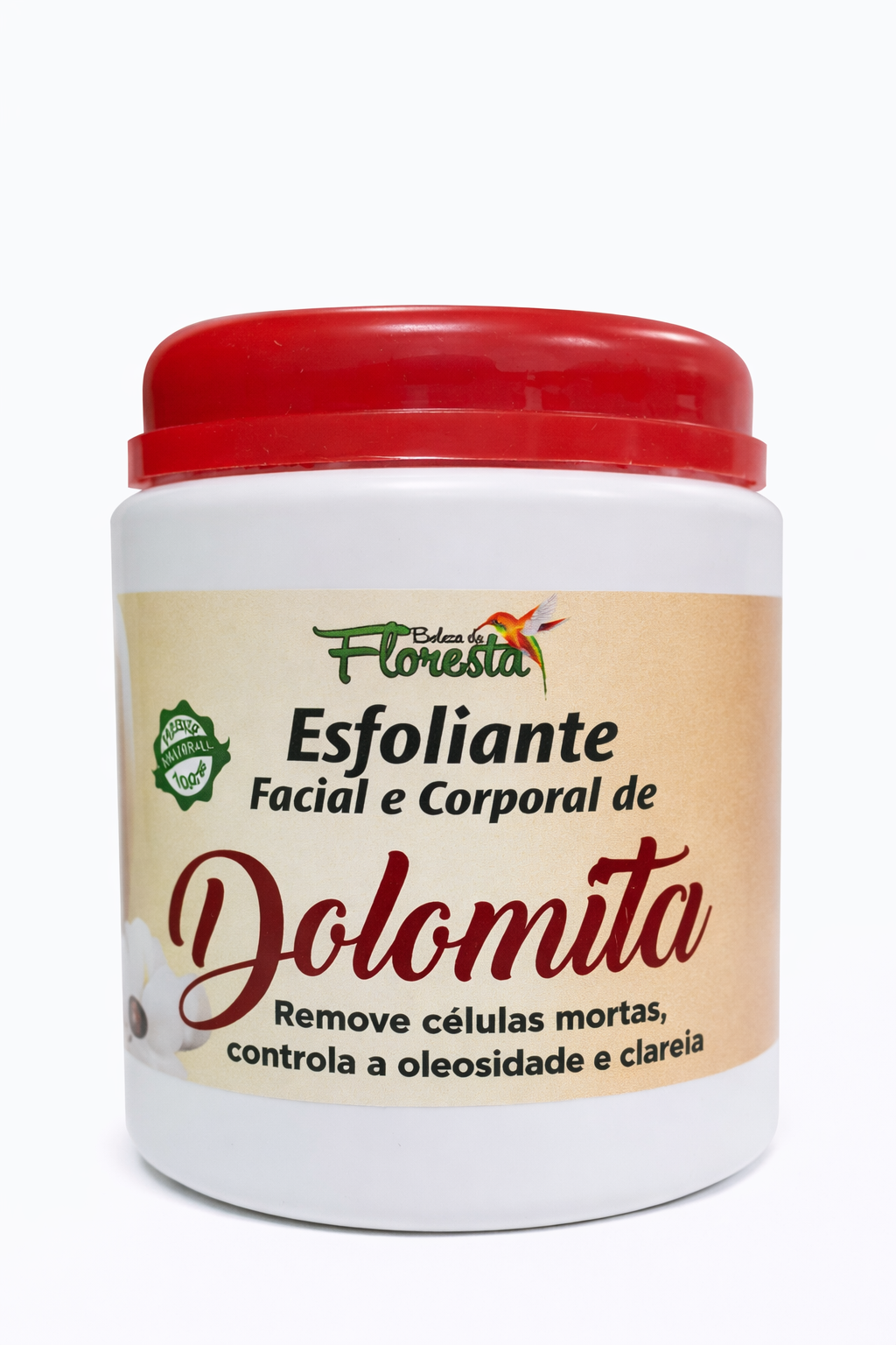 ESFOLIANTE FACIAL E CORPORAL DOLOMITA - 700G - REMOVE CELULAS MORTAS , CONTROLA OLEOSIDADE E CLAREA 700g