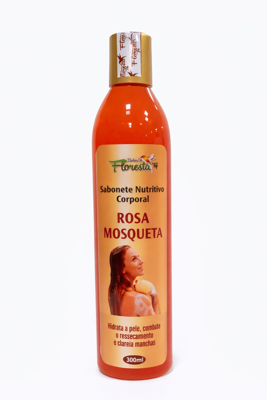 SABONETE NUTRITIVO CORPORAL ROSA MOSQUETA 300ml