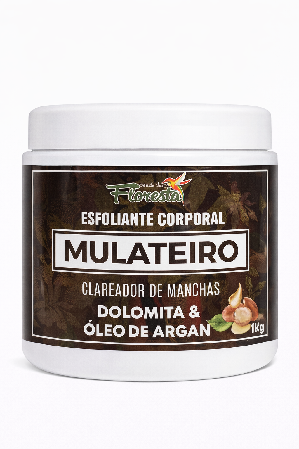 Esfoliante corporal Mulateiro - óleo de argam 1kg 