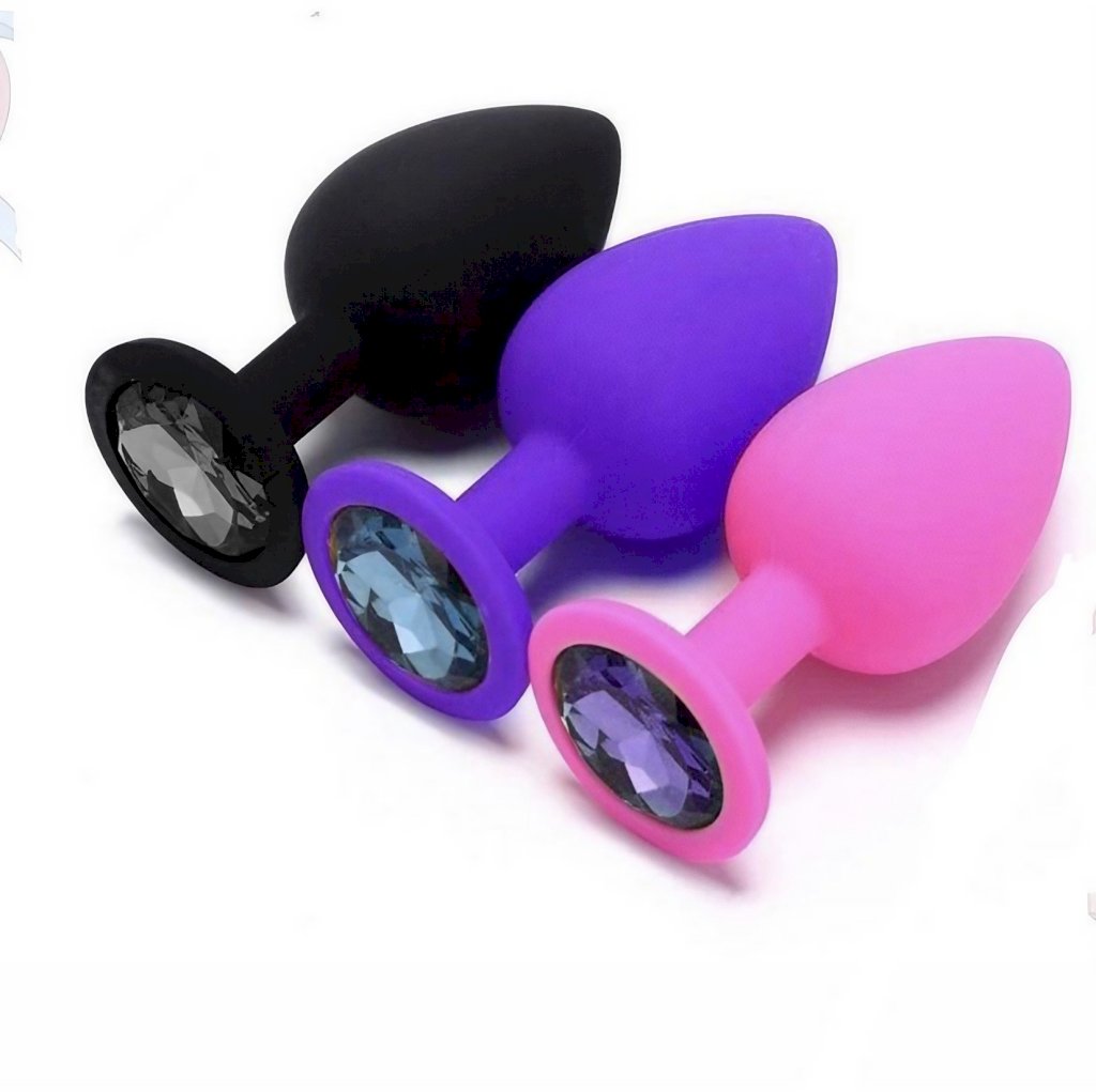 Plug Anal / Redondo de Silicone ( P - M)