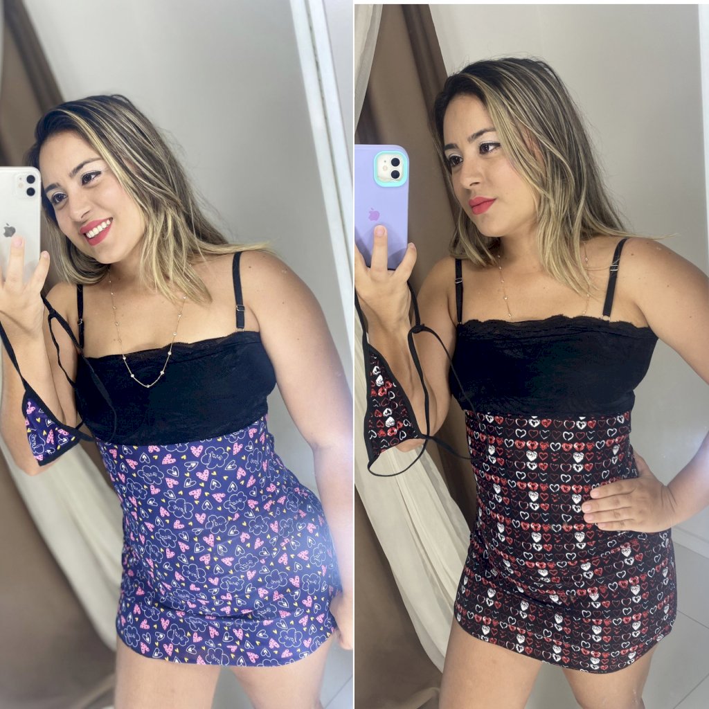 Camisola + Calcinha Fio