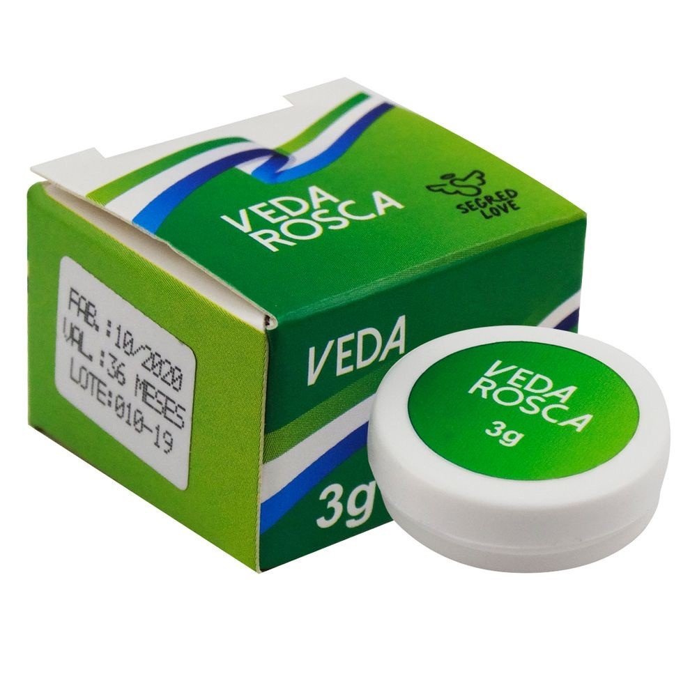 ￼Veda Rosca Pomada Dessensibilizante Anal 3g