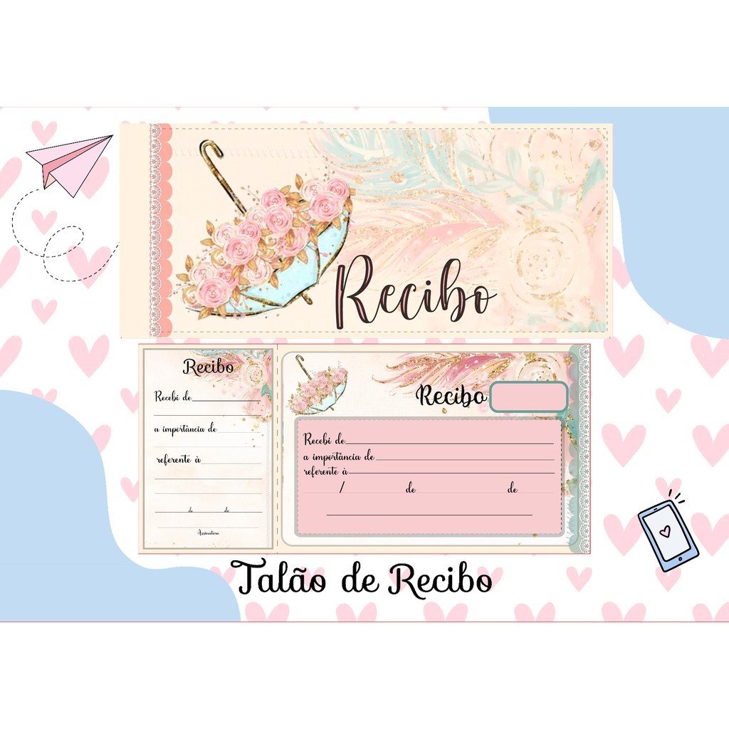 Bloco Recibo 100 folhas
