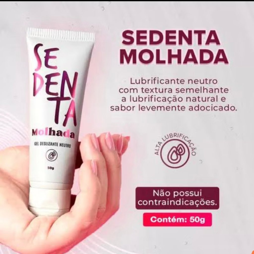 SEDENTA MOLHADA GEL DESLIZANTE NEUTRO 50G