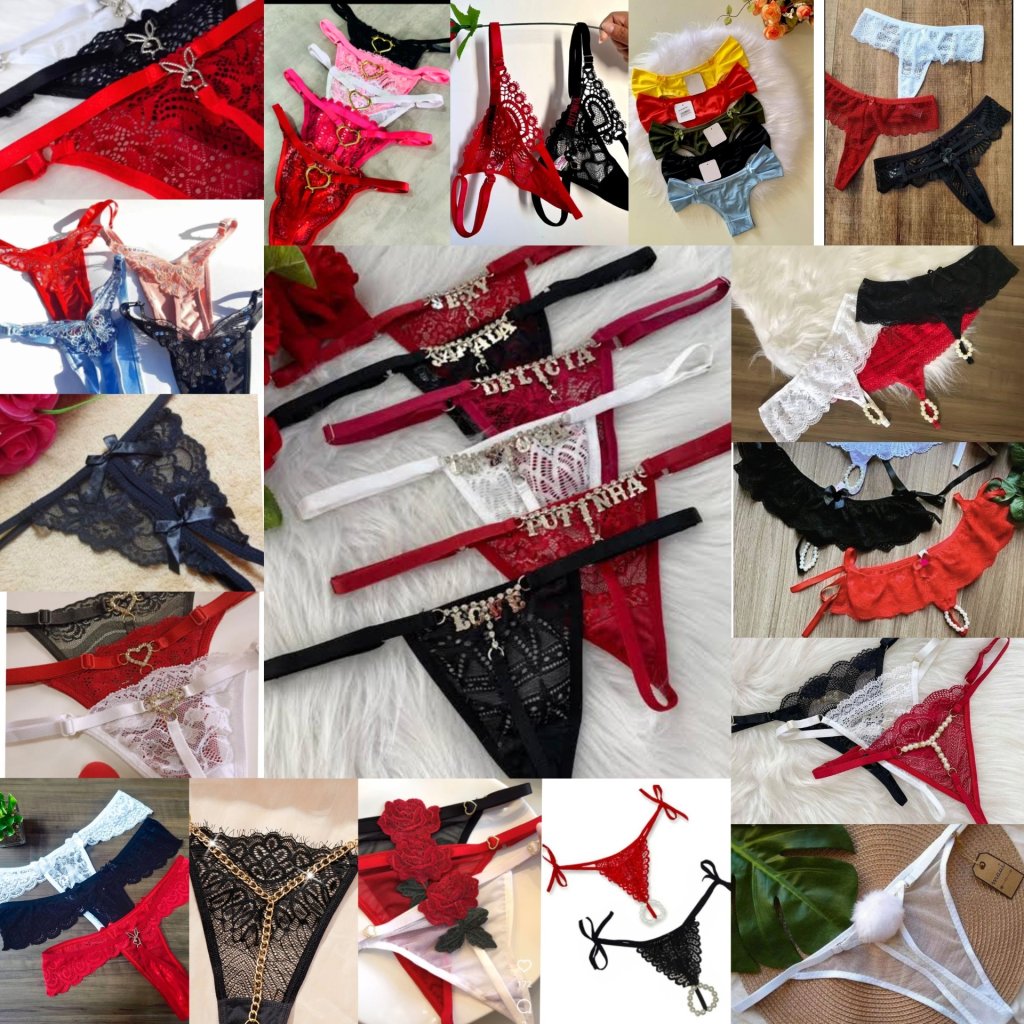 Kit Com 10 Calcinhas SURTIDAS 