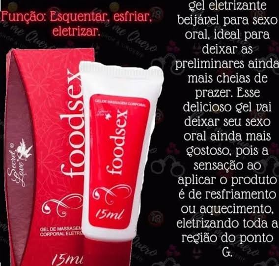 Lubrificante Food sex 15ml