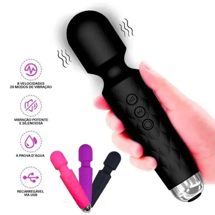 Vibrador Varia Mágica Entrada USB