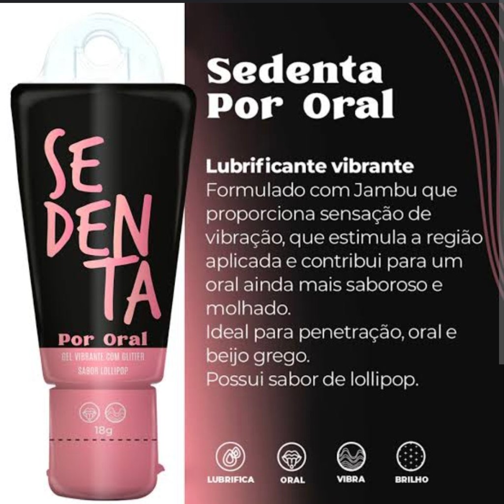 Sedenta Por Oral Lubrificante Vibrante 18g