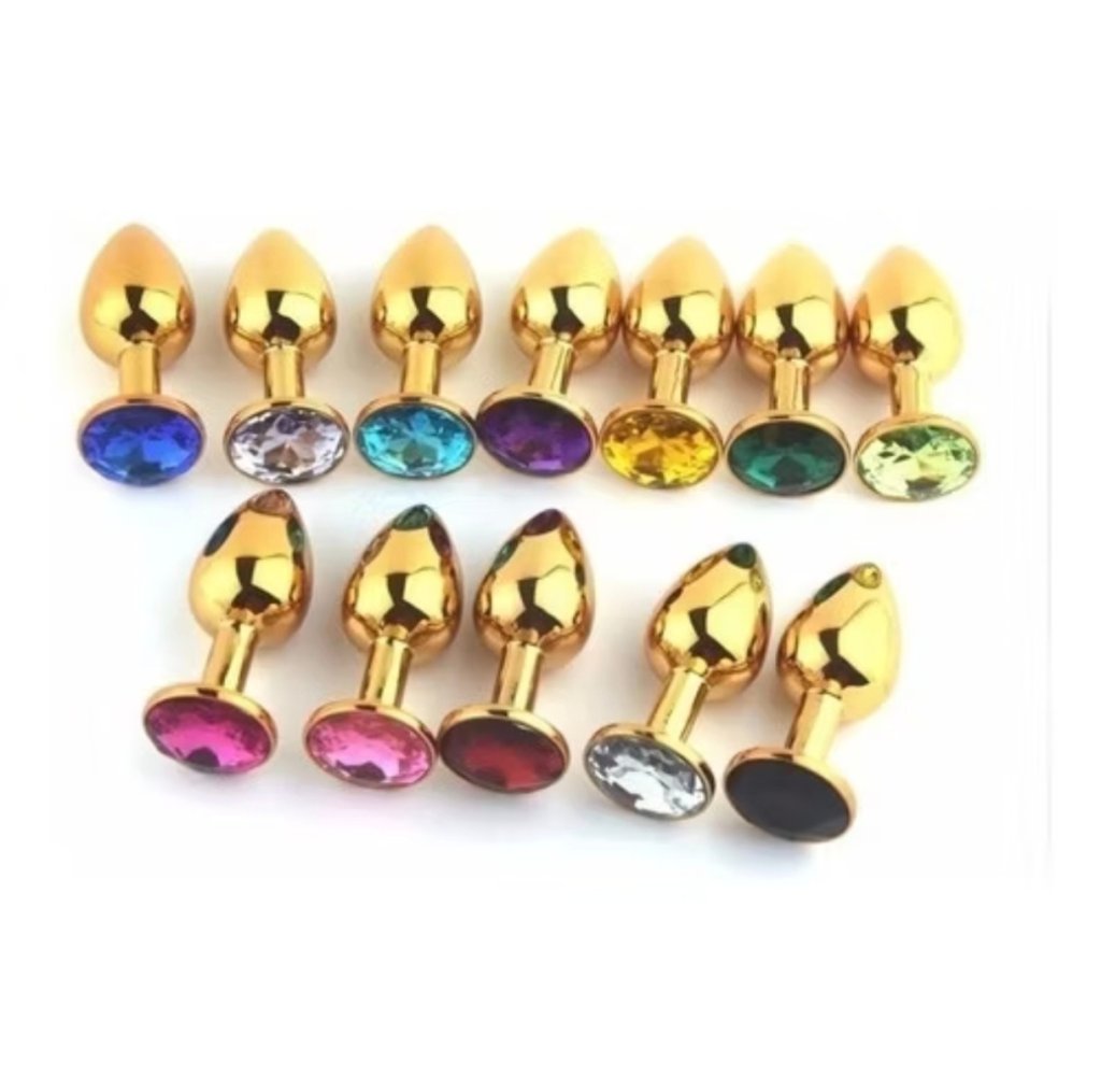 Plug Anal De Metal GOLD - Tamanho P