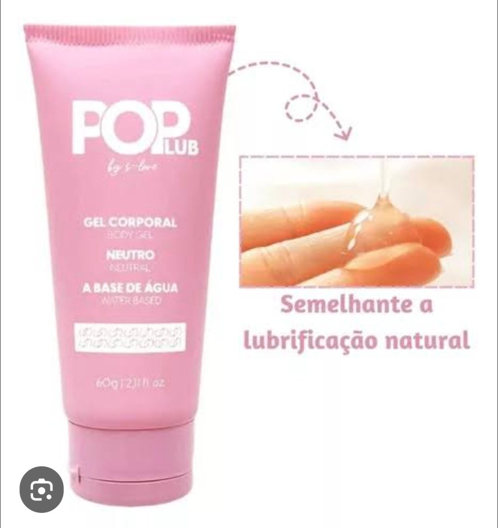 Lubrificante Neutro Pop Lub 60ml 