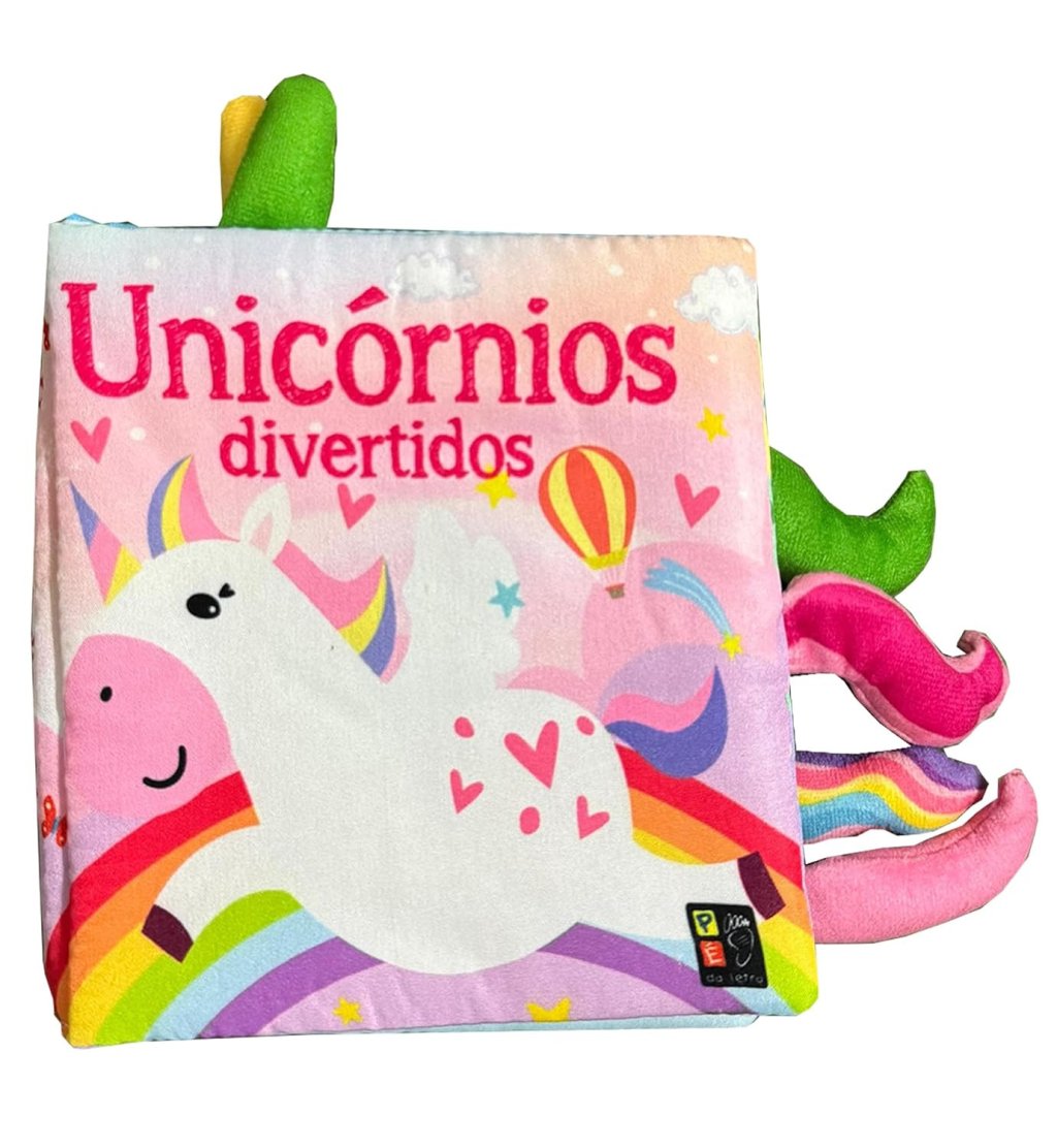 Unicórnios divertidos – livro de tecido (volume 1)