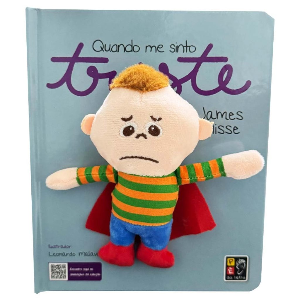 Quando eu sinto: Triste – livro interativo com pelúcia