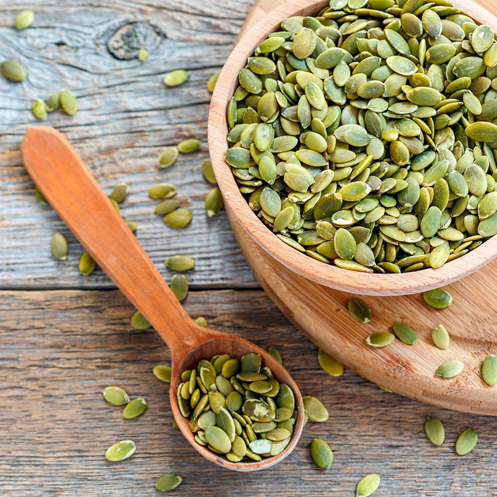 GRÃO SEMENTE DE ABÓBORA SEM A CASCA 