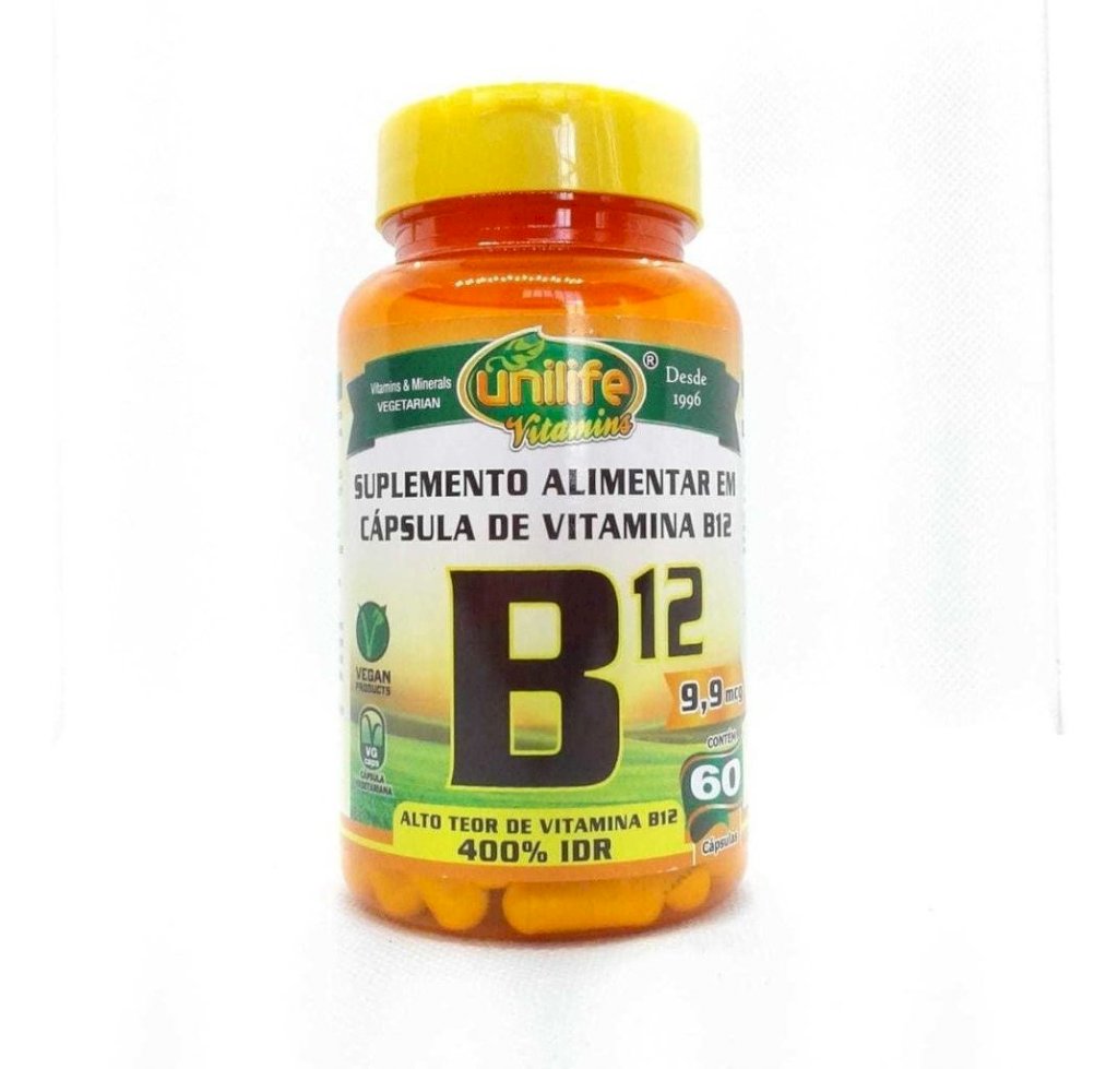 CIANOCOBALAMINA B12 UNILIFE - 60 cáps