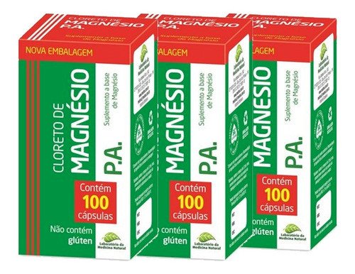 CLORETO DE MAGNÉSIO P.A.  - 100 cáps. 
