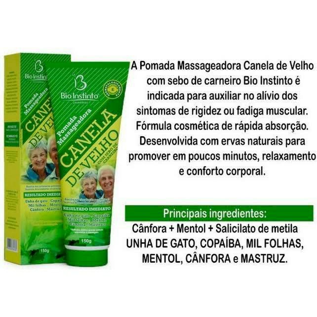 POMADA CANELA DE VELHO BIO INSTINTO - 150grs 