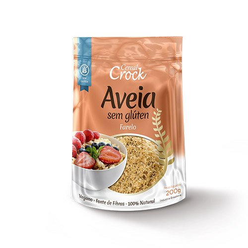 FARELO DE AVEIA CEREAL CROCK - 200g 